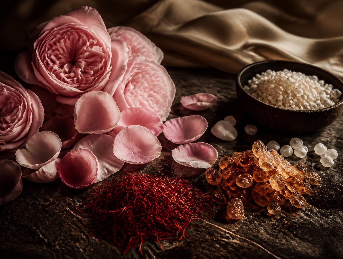 مكونات العطور النفيسة